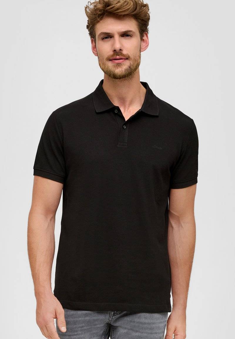 s.Oliver s.Oliver Polo shirt - schwarz Fabrikverkauf