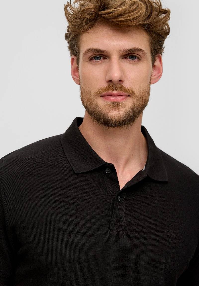 s.Oliver s.Oliver Polo shirt - schwarz Fabrikverkauf