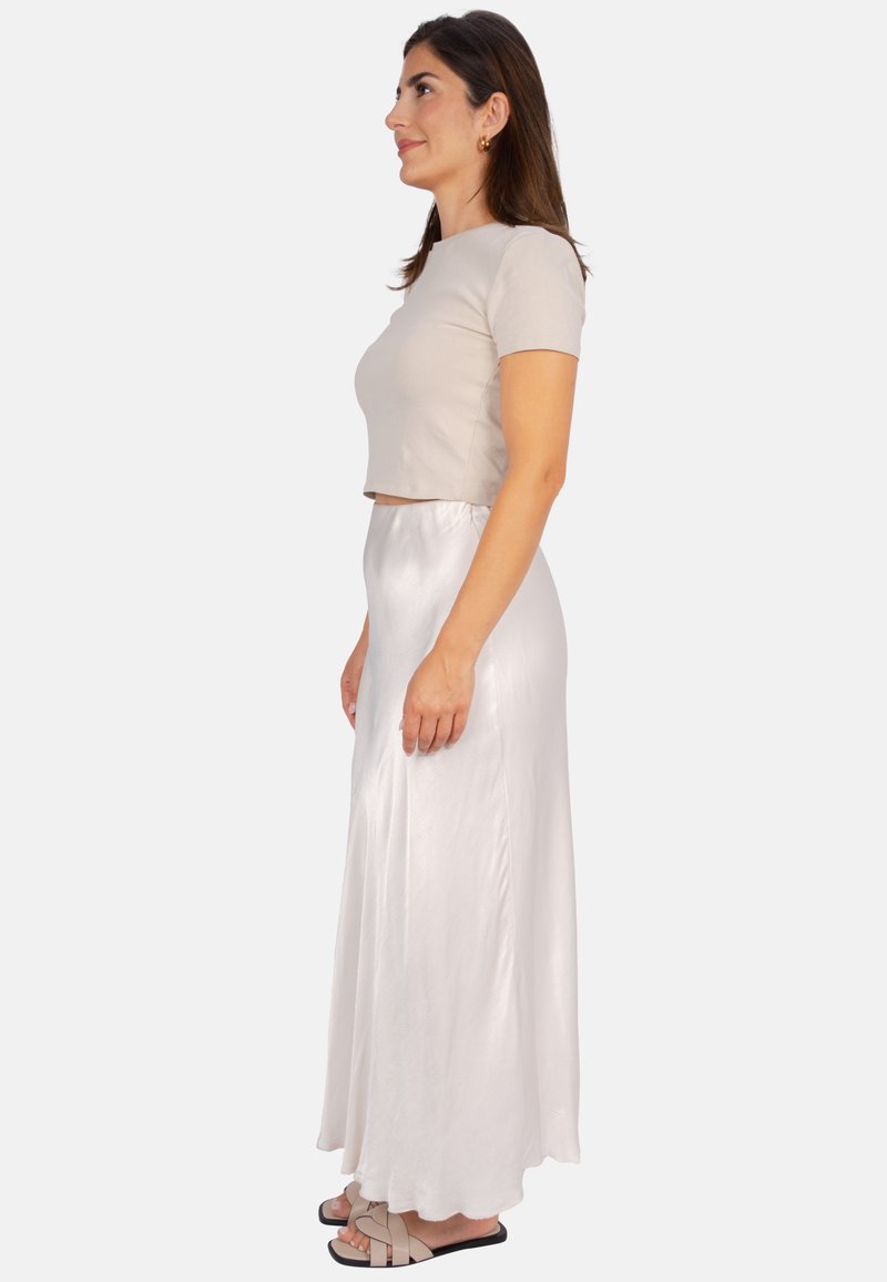 Seasons of April Seasons of April LILLY - Maxi skirt - creme Fabrik Onlineshop