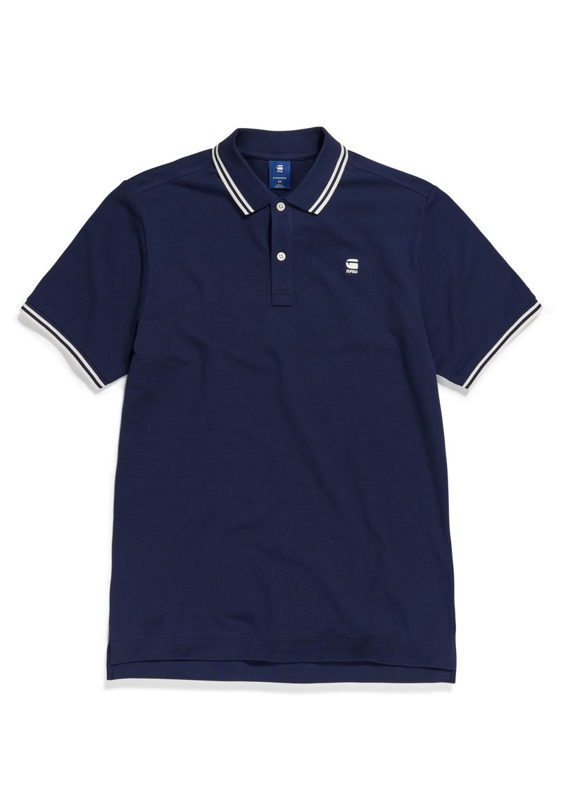 G-STAR G-STAR DUNDA SLIM STRIPE - Polo shirt - sartho blue Clearance-Verkauf