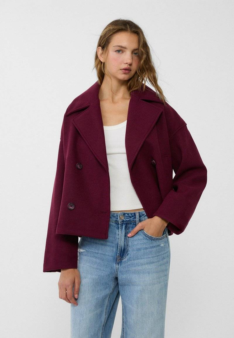 Stradivarius Stradivarius SOFT - Blazer - bordeaux Fabrikladen