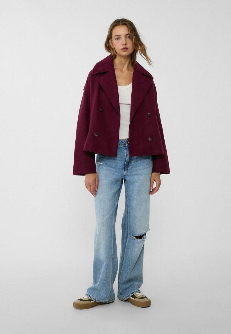 Stradivarius Stradivarius SOFT - Blazer - bordeaux Fabrikladen