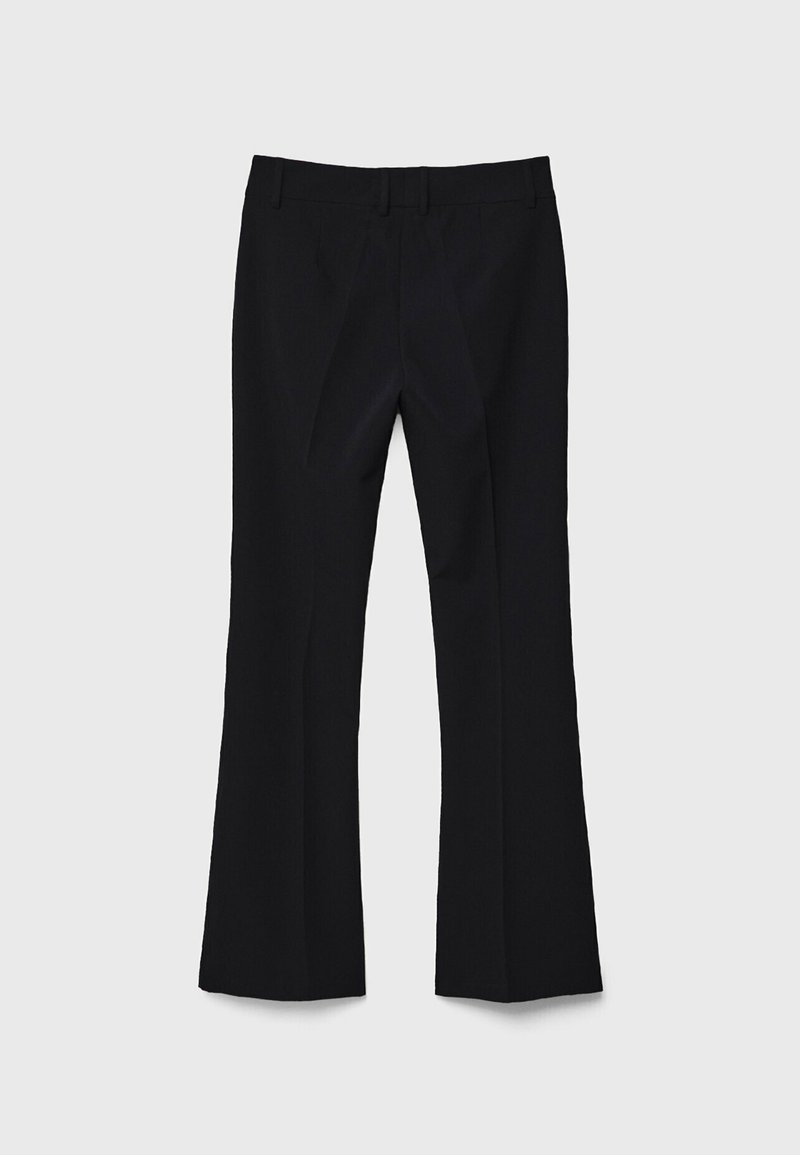 Stradivarius Stradivarius TAILORED FLARED - Trousers - black 2025