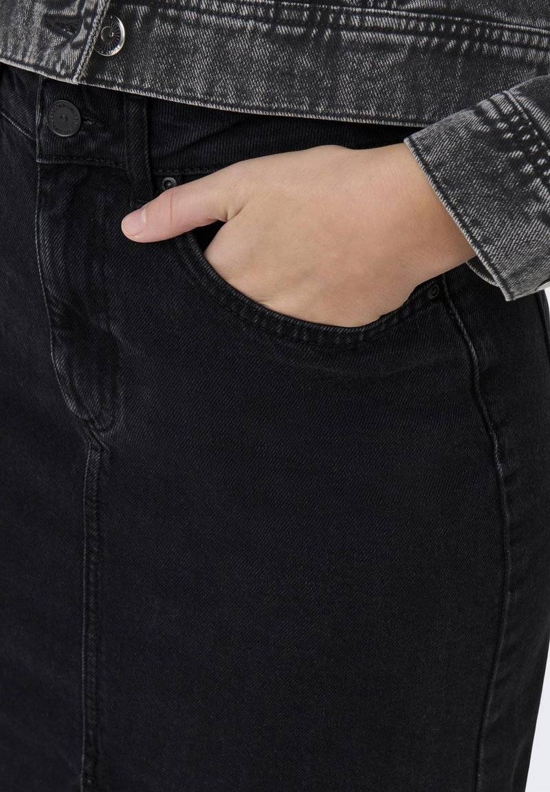 ONLY ONLY ONLBIANCA REA NOOS - Denim skirt - washed black Auslauf