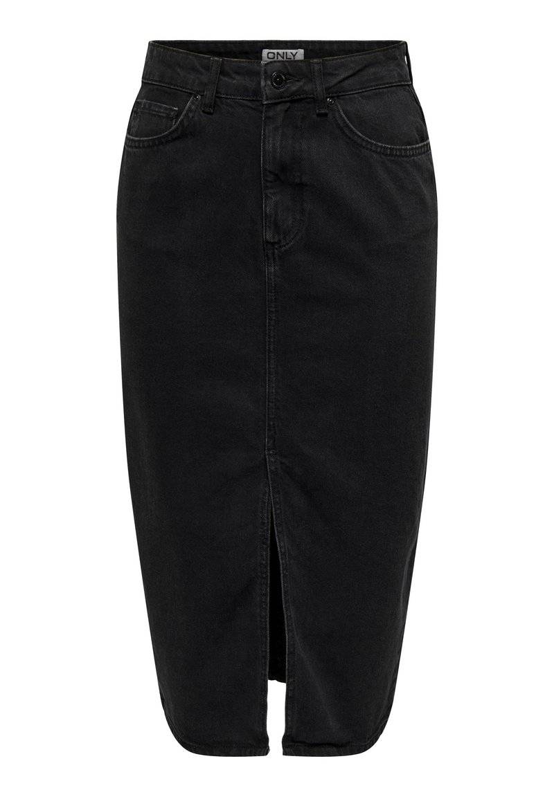 ONLY ONLY ONLBIANCA REA NOOS - Denim skirt - washed black Auslauf