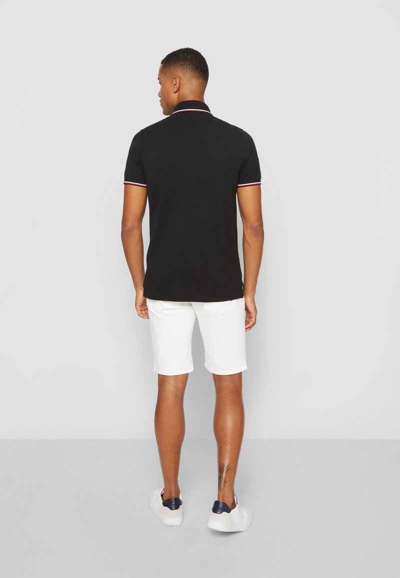 Tommy Hilfiger Tommy Hilfiger TIPPED SLIM - Polo shirt - black Fabrikverkauf
