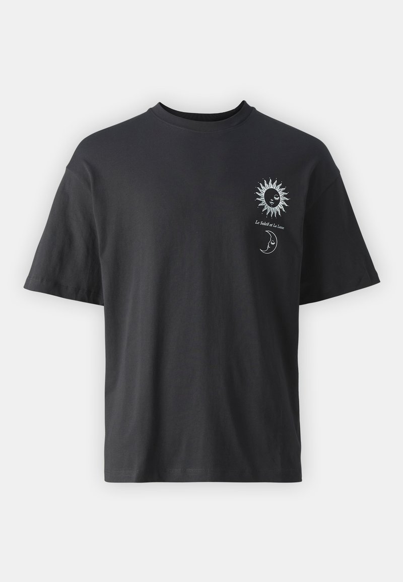 Jack & Jones Jack & Jones JORSOLEIL TEE CREW NECK UNISEX - Print T-shirt - black Meist gekauft