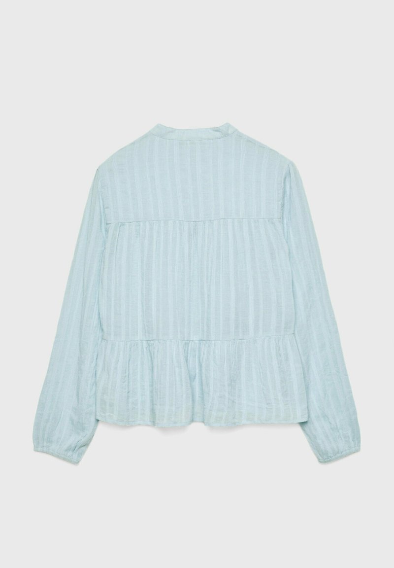 Stradivarius Stradivarius FLOWING BOHO - Blouse - light blue Fabrikpreis