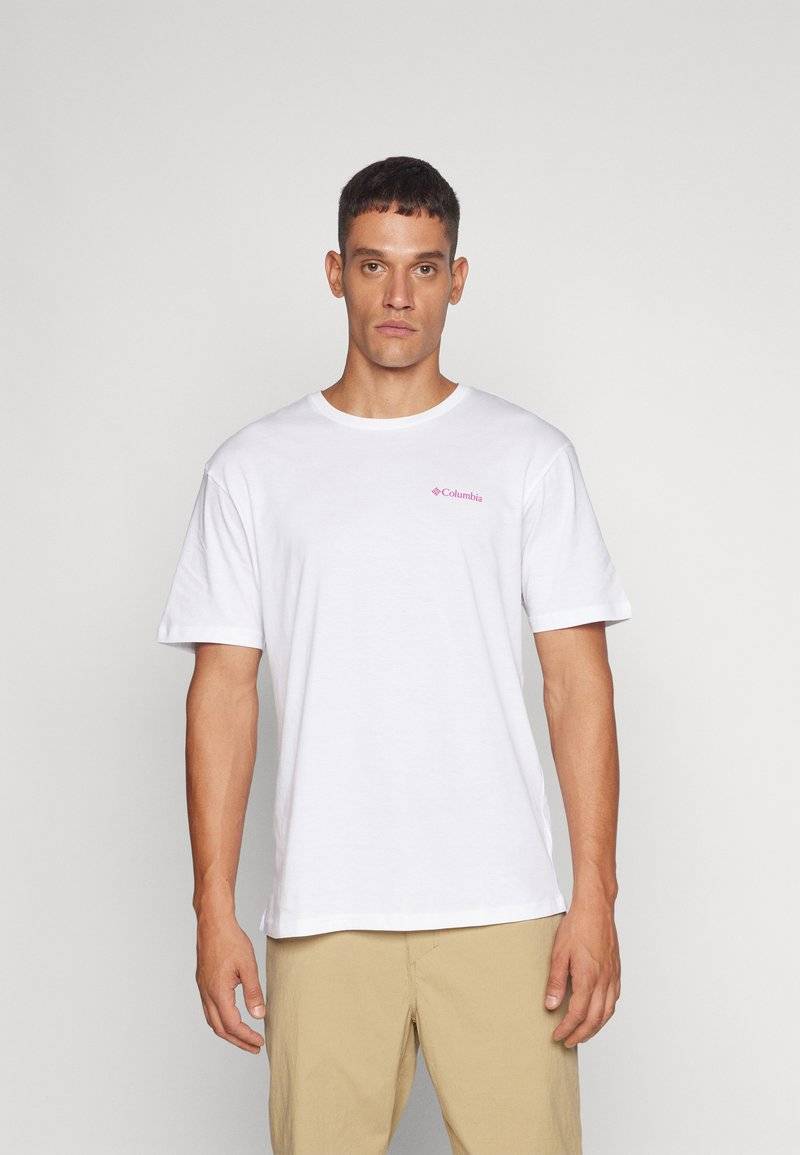 Columbia Columbia ROLLINGWOOD PARK GRAPHIC - Print T-shirt - white Exklusive Angebote