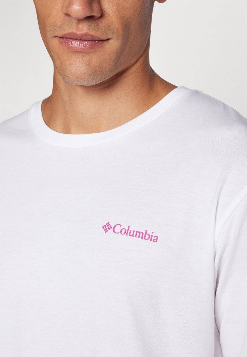 Columbia Columbia ROLLINGWOOD PARK GRAPHIC - Print T-shirt - white Exklusive Angebote