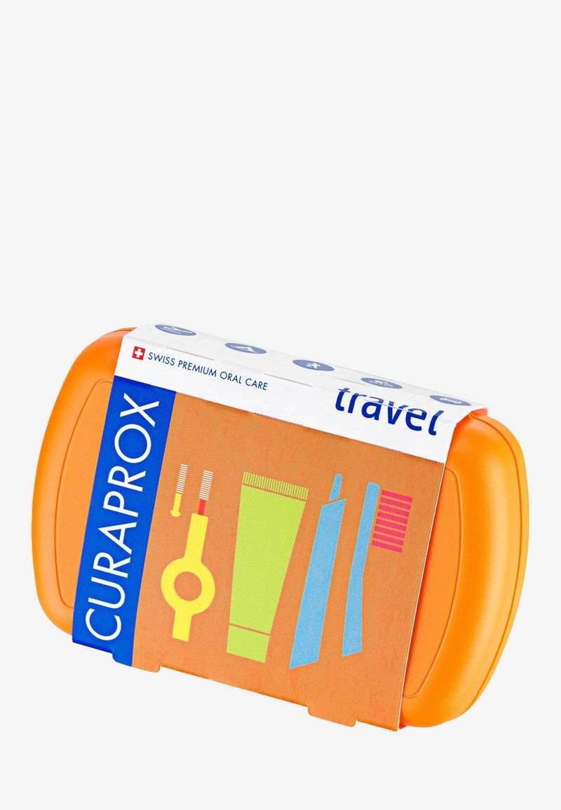 Curaprox Curaprox TRAVEL SET - Bath and body set - orange Sonderangebot der Fabrik