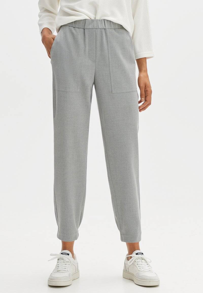 Opus Opus MYHA - Tracksuit bottoms - hazy fog melange Im Verkauf