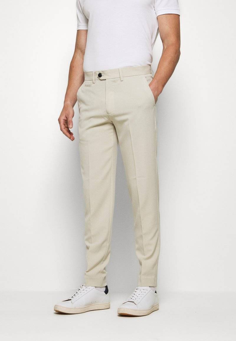 Lindbergh Lindbergh SLIM FIT CLUB PANTS - Chinos - light sand