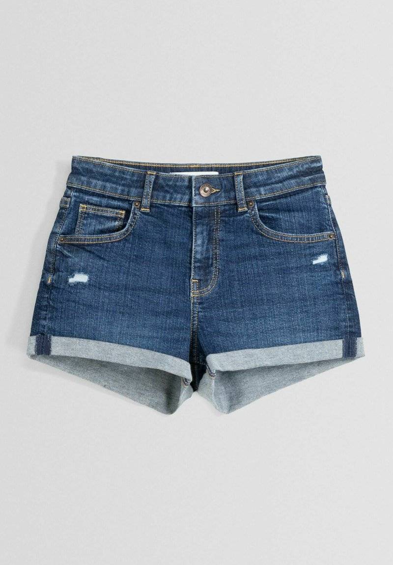 Bershka Bershka Denim shorts - blue 50% Rabatt für begrenzte Zeit