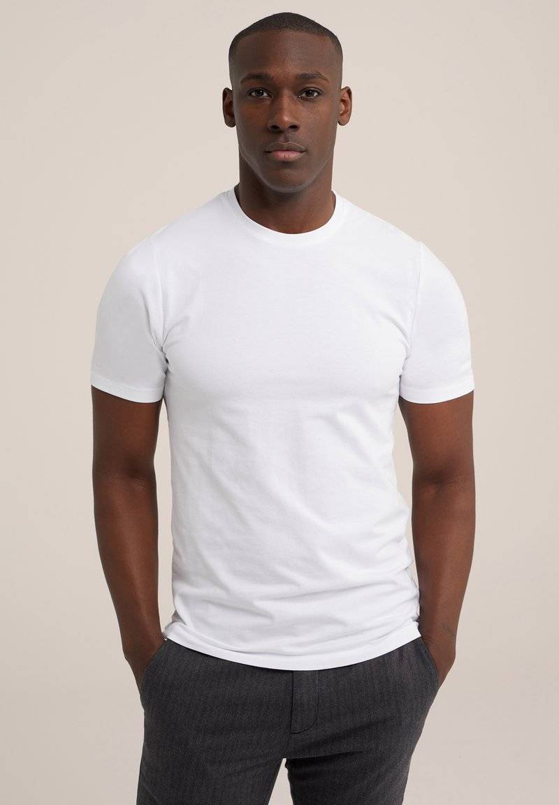 WE Fashion WE Fashion Short Sleeve - Basic T-shirt - white