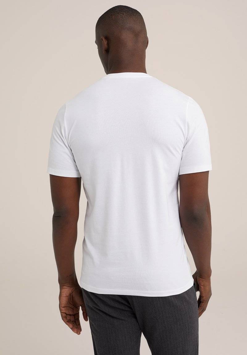 WE Fashion WE Fashion Short Sleeve - Basic T-shirt - white 2025
