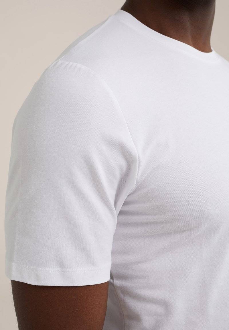 WE Fashion WE Fashion Short Sleeve - Basic T-shirt - white 2025