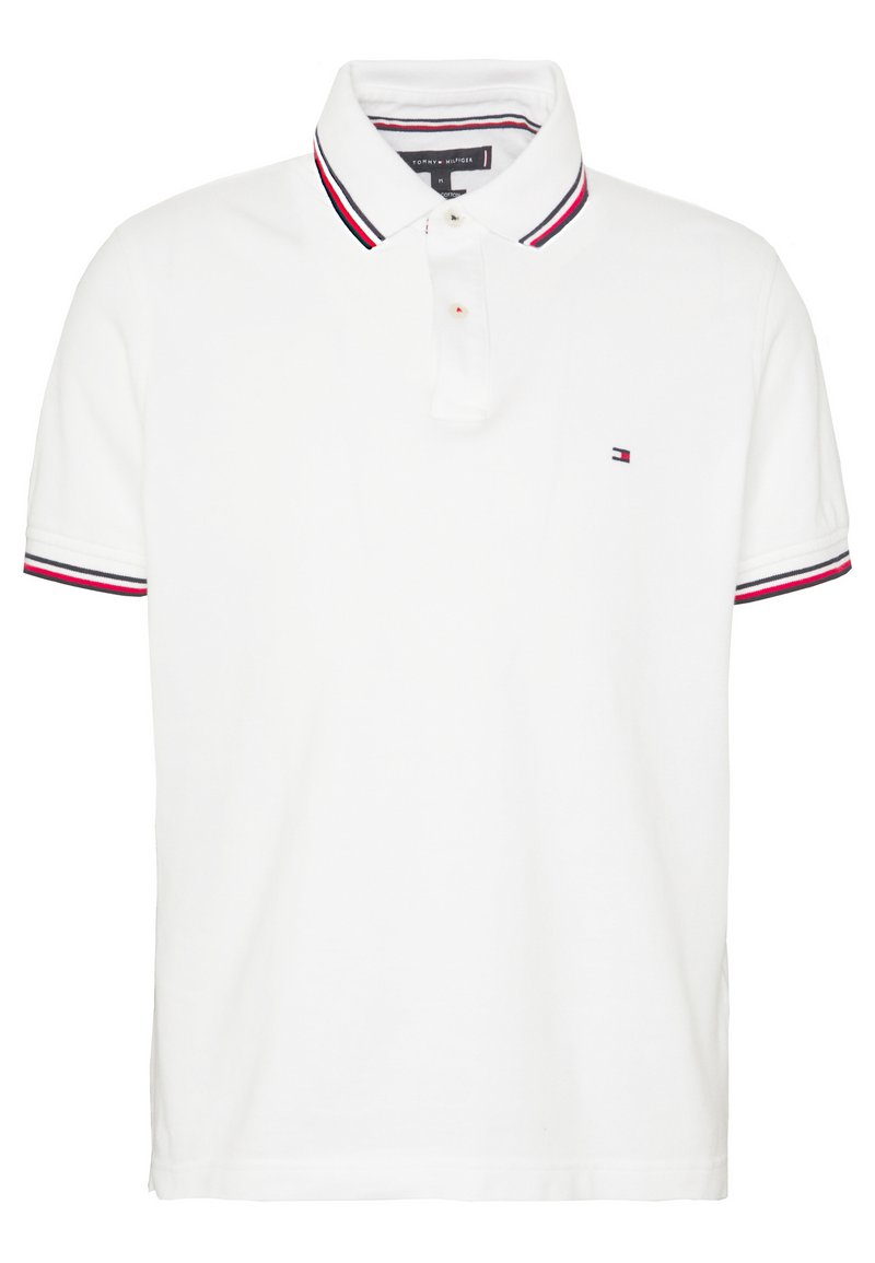 Tommy Hilfiger Tommy Hilfiger TIPPED SLIM - Polo shirt - white Auslauf