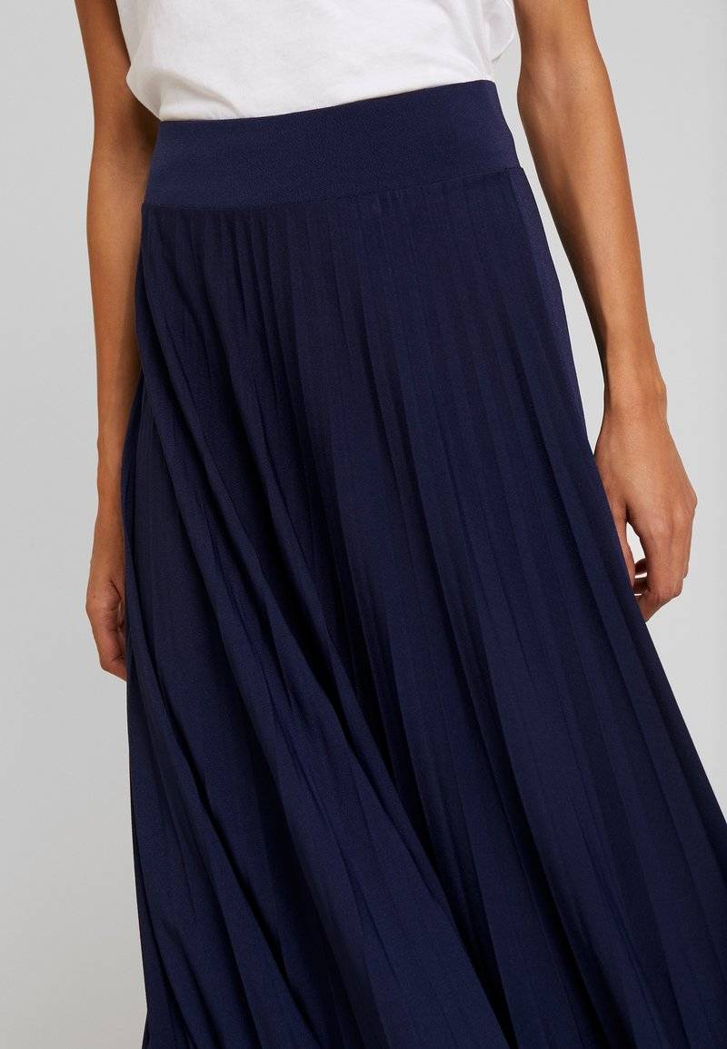 Anna Field Anna Field Pleated skirt - maritime blue Günstiger Verkauf