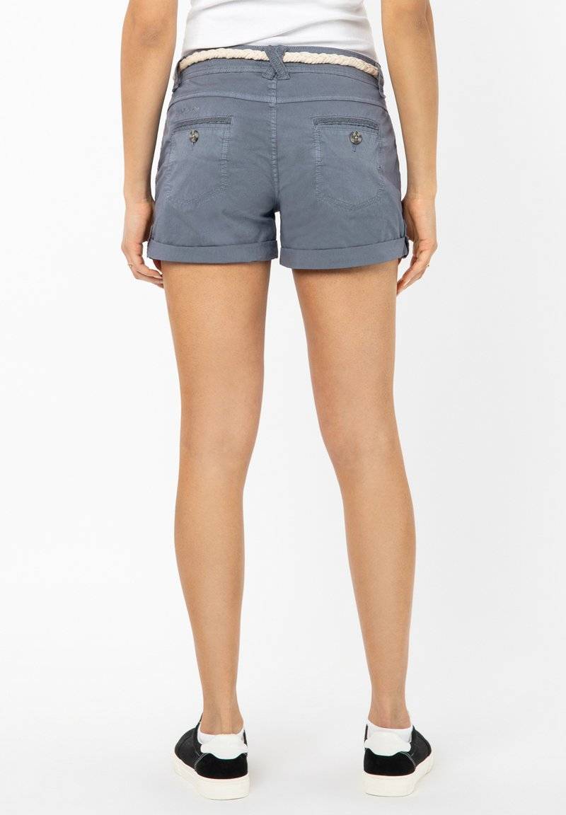 Eight 2 Nine Eight 2 Nine MIT GÜRTEL - Denim shorts - blue Kostenloser Versand