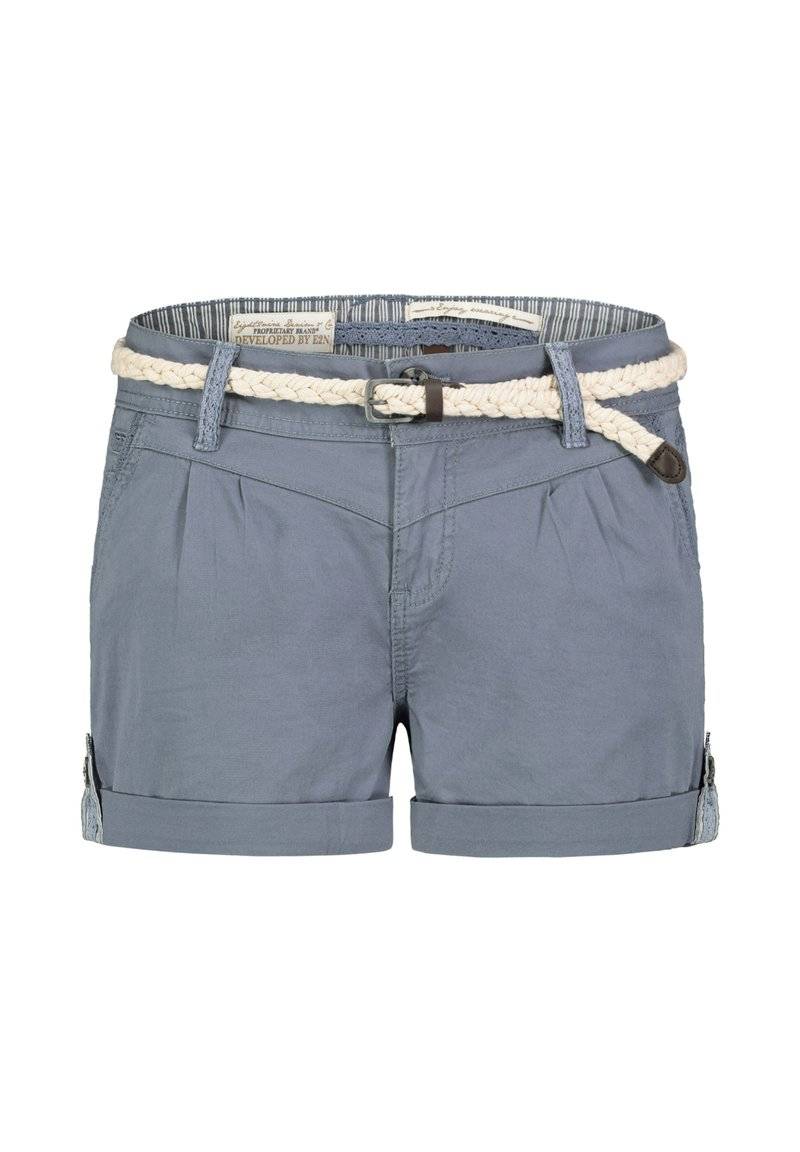 Eight 2 Nine Eight 2 Nine MIT GÜRTEL - Denim shorts - blue Kostenloser Versand