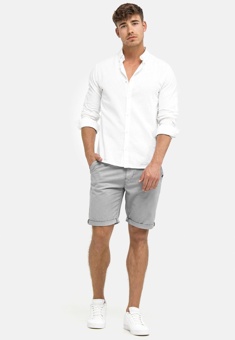 INDICODE JEANS INDICODE JEANS CUBA - Shorts - light grey