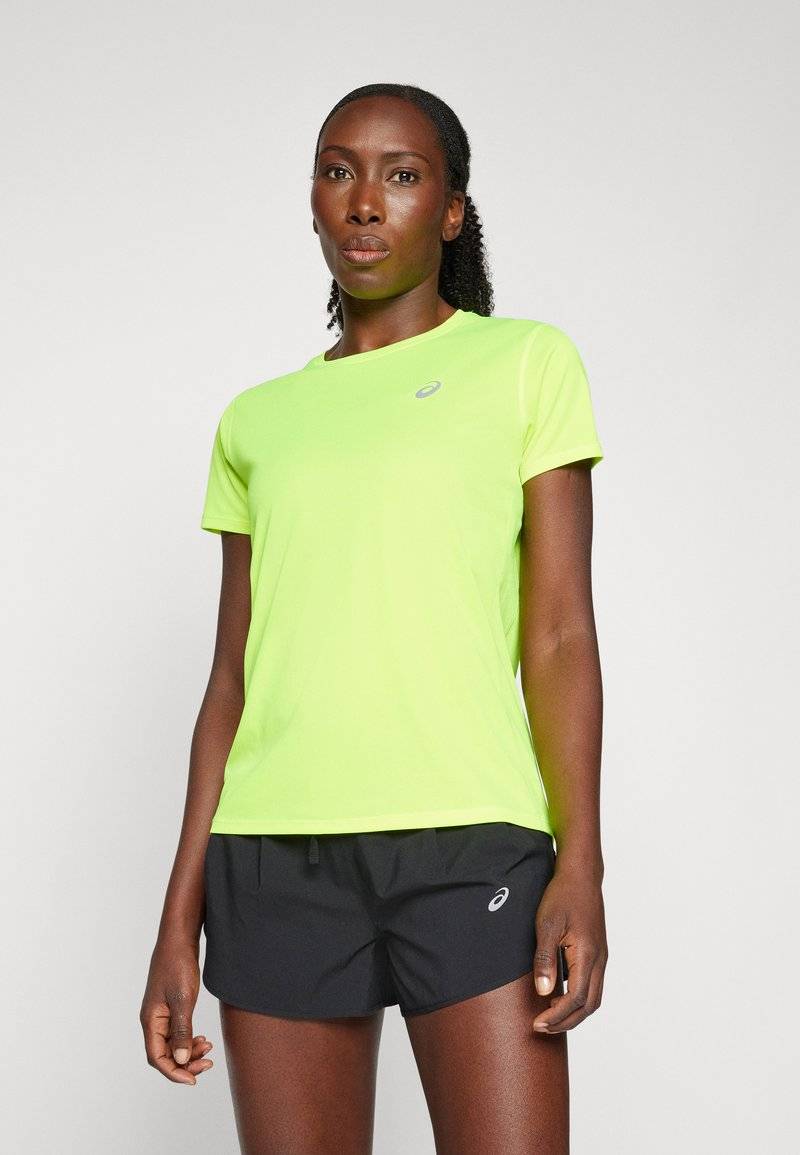 ASICS ASICS CORE TOP - Sports T-shirt - safety yellow Weihnachtsangebot