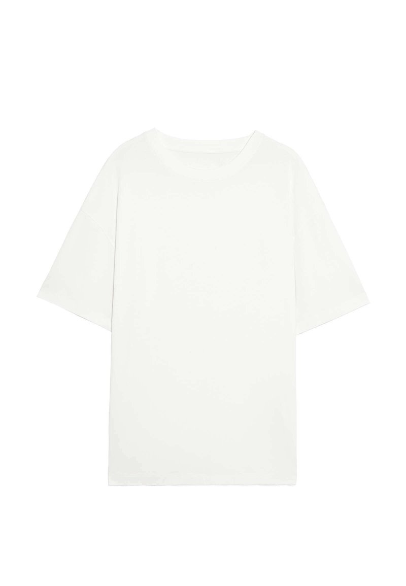 OYSHO OYSHO SHORT SLEEVE - Basic T-shirt - white Kauf eins, bekomm eins gratis