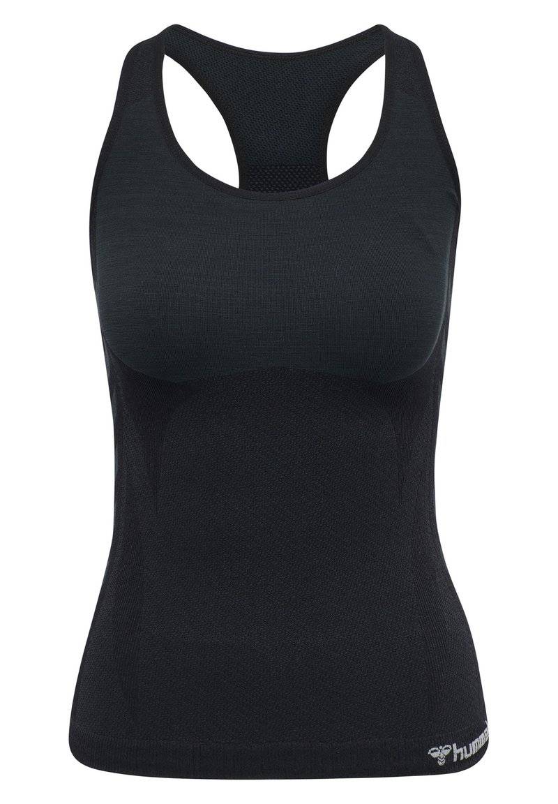 Hummel Hummel SEAMLESS - Top - black melange Sonderangebote