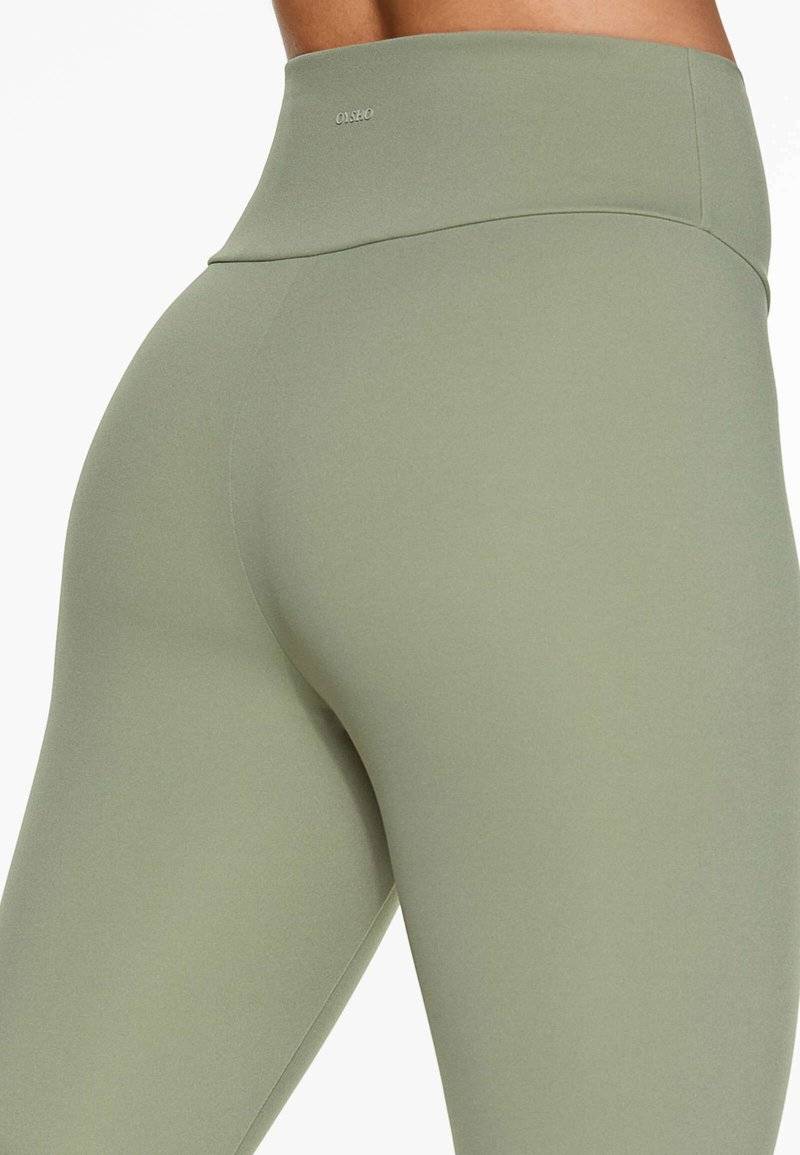 OYSHO OYSHO COMFORTLUX SUPER-HIGH-RISE ANKLE-LENGTH - Leggings - light green Muttertagsangebot