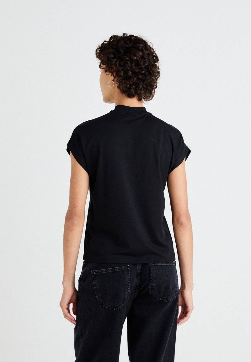 Noisy May Noisy May NMRANJA HIGH NECK - Basic T-shirt - black VIP-Rabatte