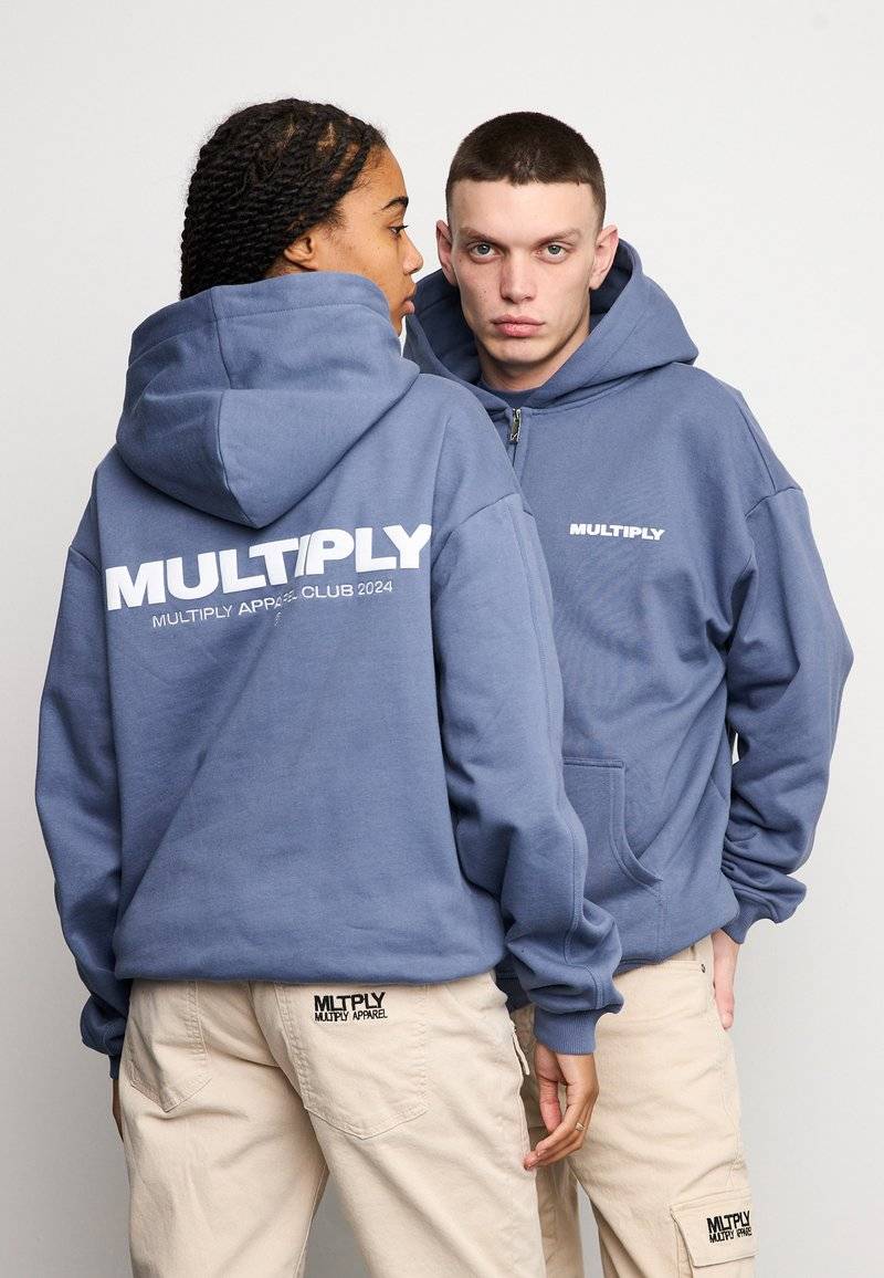 Multiply Apparel Multiply Apparel Zip-up sweatshirt - coastal fjord Tiefpreis