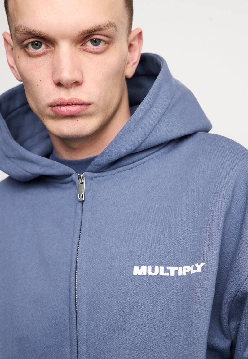Multiply Apparel Multiply Apparel Zip-up sweatshirt - coastal fjord Tiefpreis
