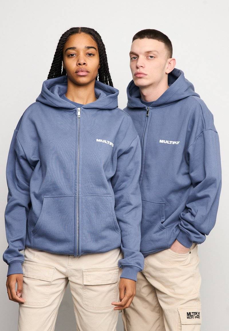 Multiply Apparel Multiply Apparel Zip-up sweatshirt - coastal fjord Tiefpreis