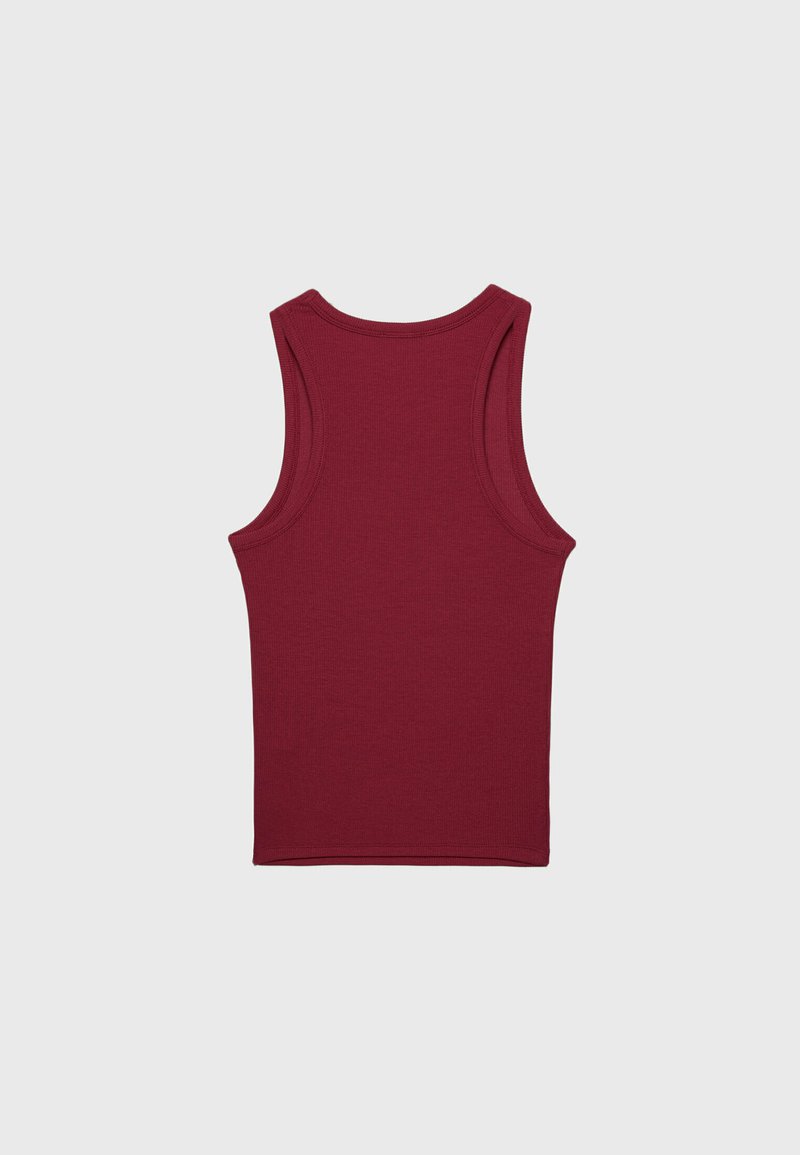 Stradivarius Stradivarius RACERBACK - Top - red Super Sparpreis