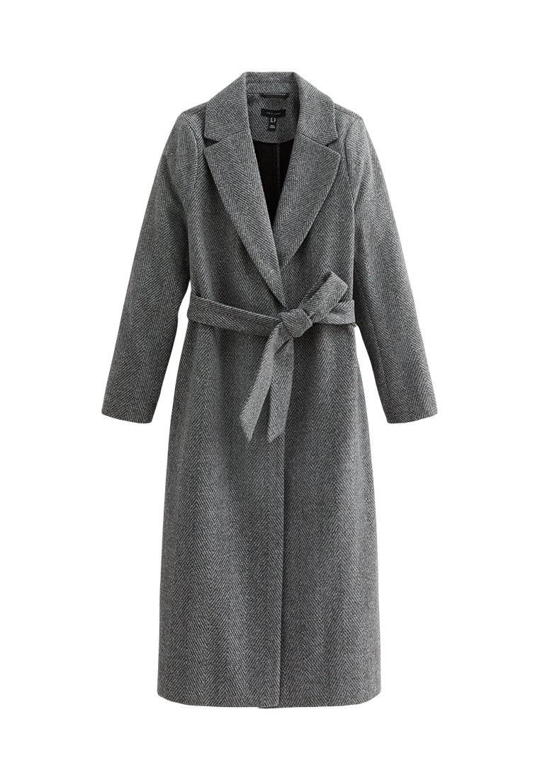 New Look New Look HERRINGBONE - Classic coat - light grey Letzte 3 Tage