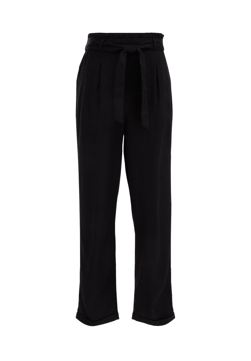 WE Fashion WE Fashion Trousers - black Neueste Stile