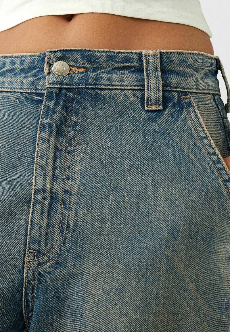 Bershka Bershka Relaxed fit jeans - green Letzter Tag