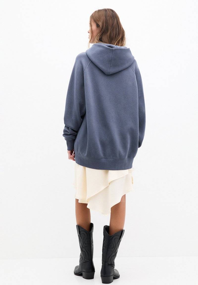PULL&BEAR PULL&BEAR BASIC - Hoodie - mottled blue Nur für heute