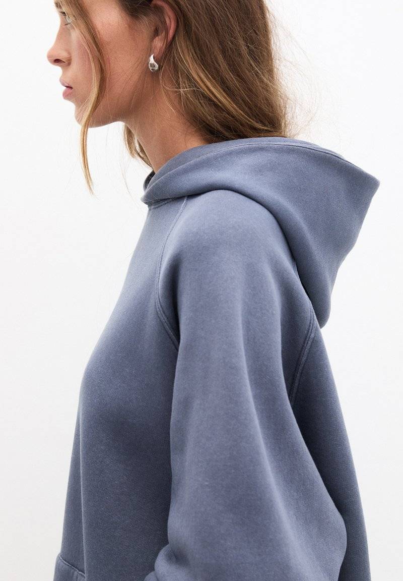 PULL&BEAR PULL&BEAR BASIC - Hoodie - mottled blue Nur für heute