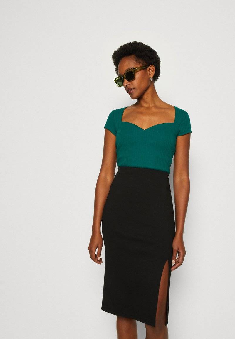 Anna Field Anna Field Print T-shirt - dark green Bis zu 55% Rabatt