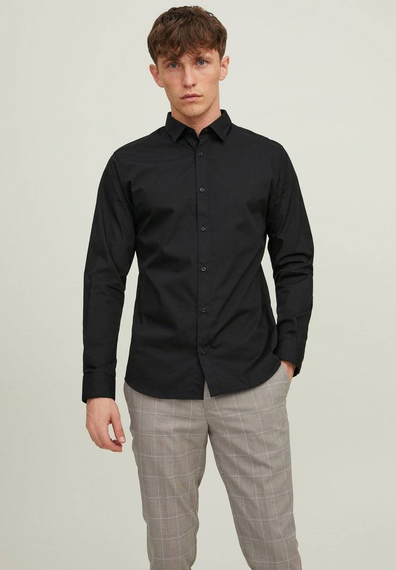 Jack & Jones Jack & Jones JJJOE SHIRT PLAIN - Formal shirt - black