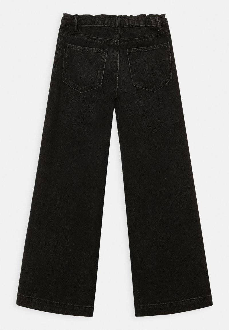 Kids ONLY Kids ONLY KOGCOMET WIDE - Bootcut jeans - washed black Fabrikladen