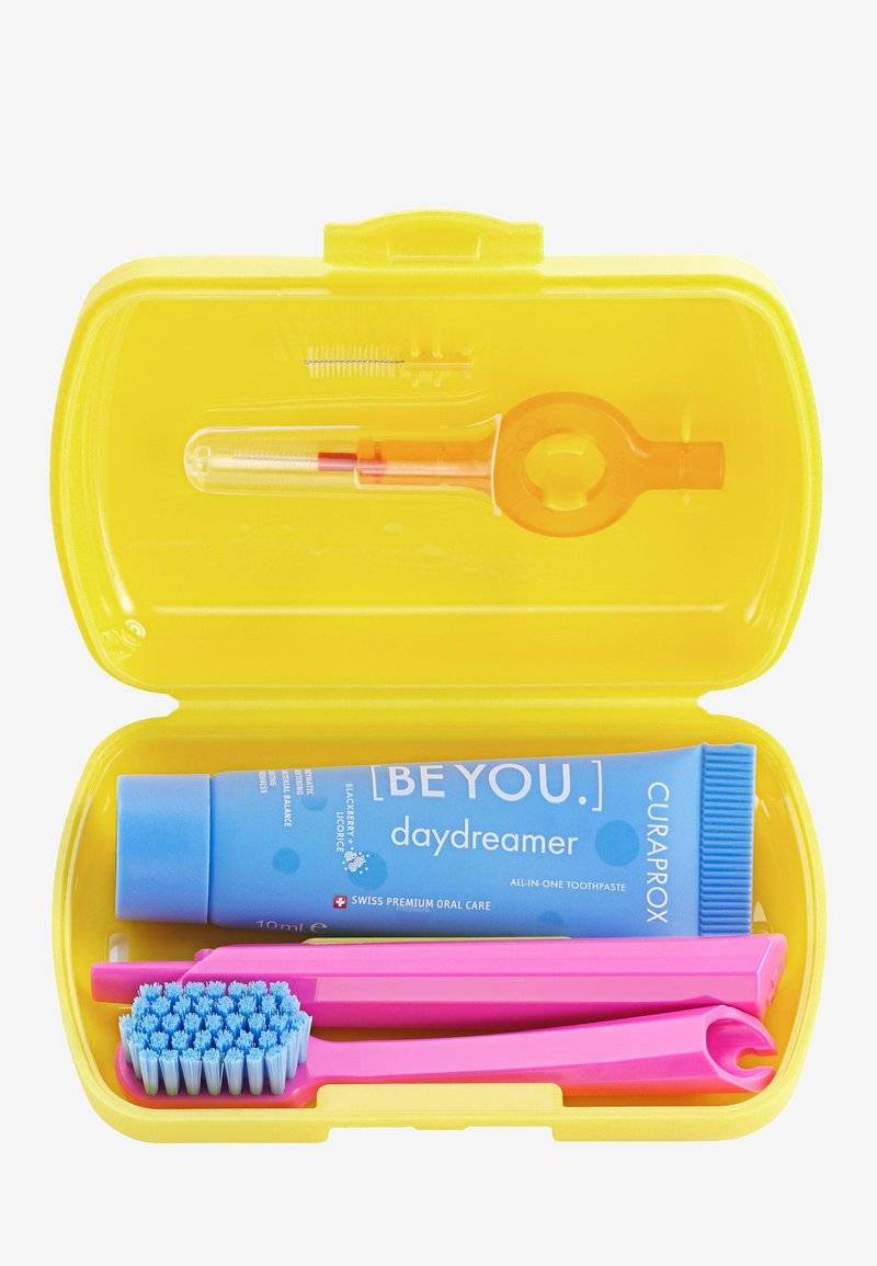 Curaprox Curaprox TRAVEL SET - Bath and body set - yellow