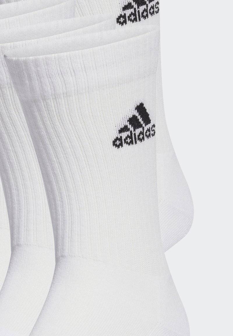 adidas Performance adidas Performance CUSHIONED SPORTSWEAR CREW 6 PAIRS - Sports socks - white black Preisnachlass
