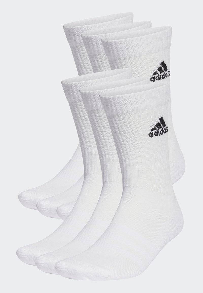 adidas Performance adidas Performance CUSHIONED SPORTSWEAR CREW 6 PAIRS - Sports socks - white black Preisnachlass