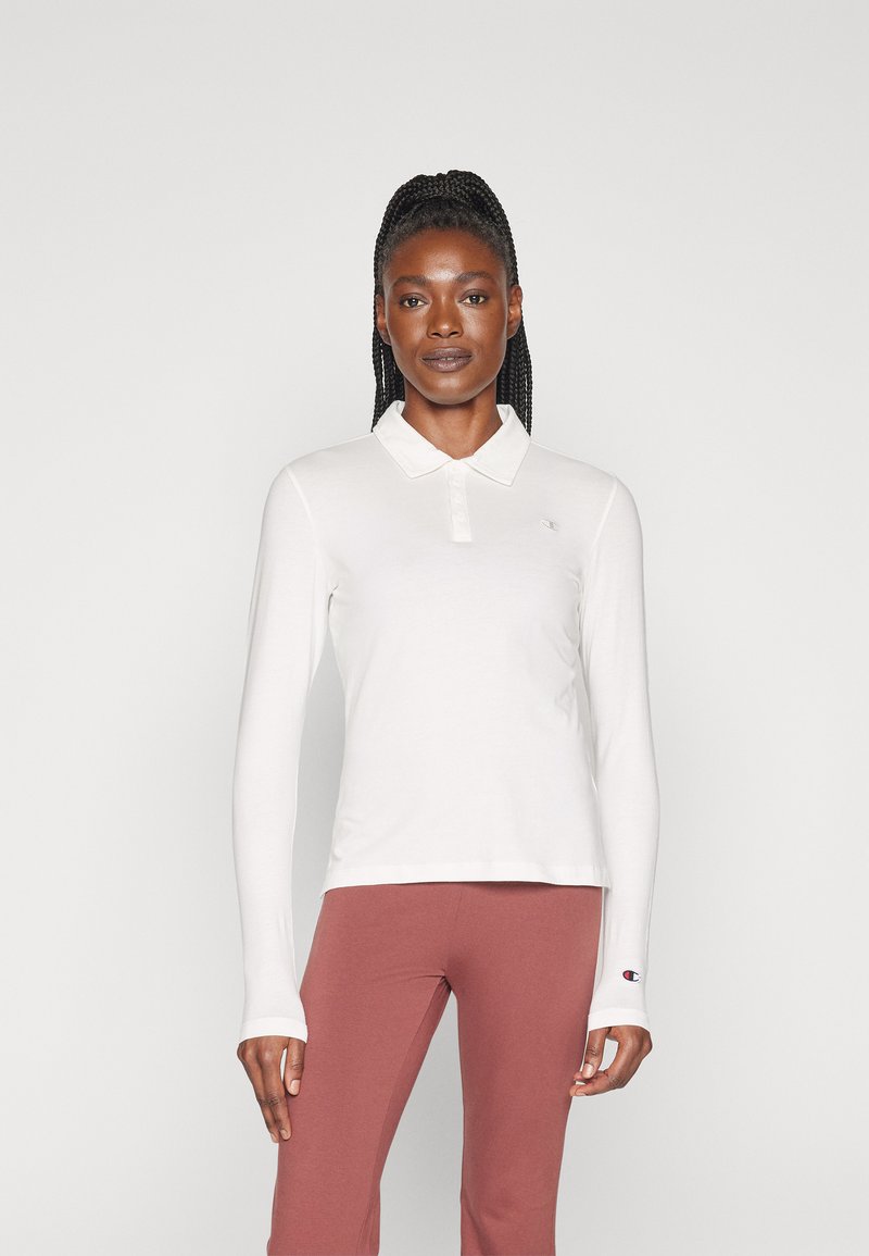Champion Champion ICONS LONG SLEEVE - Long sleeved top - white