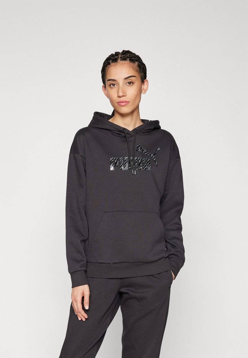 Puma Puma ANIMAL HOODIE - Hoodie - black