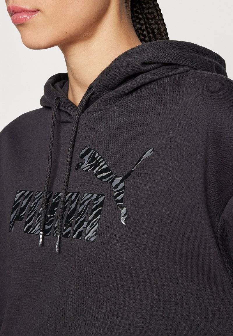 Puma Puma ANIMAL HOODIE - Hoodie - black Zeitlich begrenztes Angebot