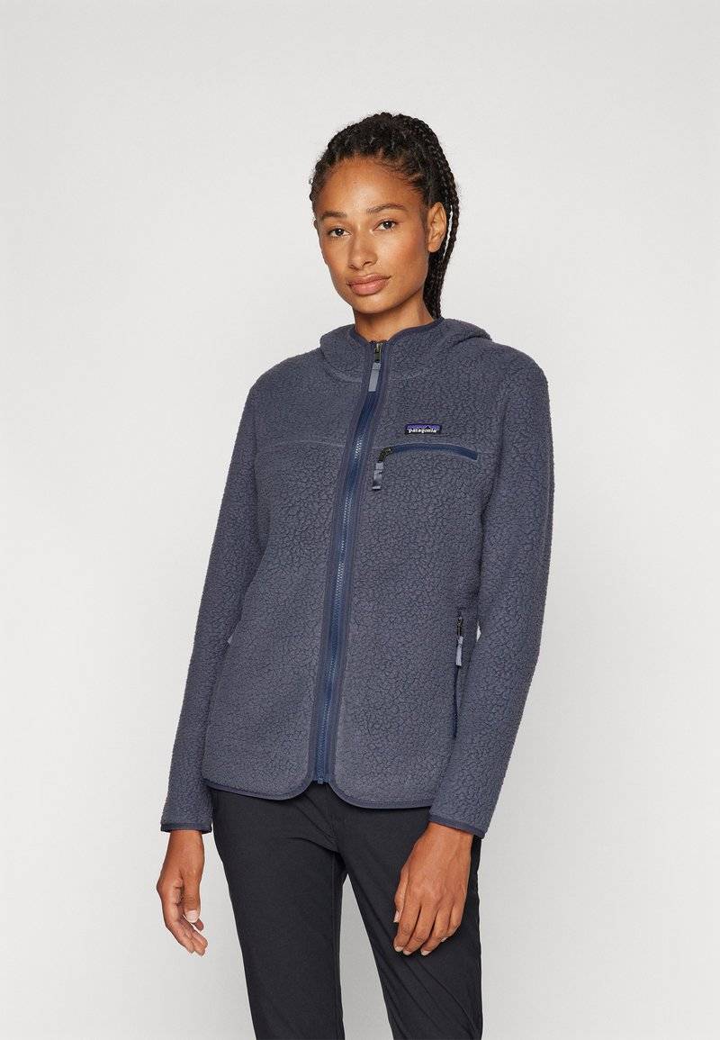 Patagonia Patagonia RETRO PILE HOODY - Fleece jacket - smolder blue